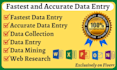 do accurate data entry and fastest data entry work