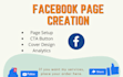 do facebook page creation, fan page set up, cover design