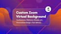 design attractive zoom and google meet virtual backgrounds