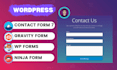 create or fix wordpress contact form 7, wpform, ninja form, gravity form