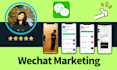 do wechat marketing content and wechat management