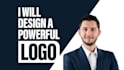 design a powerful minimalist logo