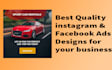 design high converting instagram ads and facebook ads