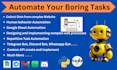 scrape websites and automate human behavior with an automated script