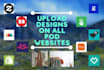 upload your design to any pod website