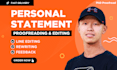 proofread personal statement and sop for phd applications