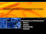 make a attractive and concise presentation