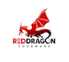create a beautiful red dragon cookware logo