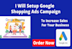 setup google shopping ads campaign