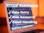 do web research, data entry and email handling virtual assistance services