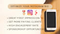 optimize your instagram bio to get more clients