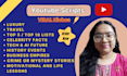 write quality youtube script