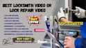 create locksmith or lock repair 2d animation explainer video