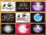 design luxury and beautiful eye lashes and beauty logo