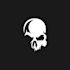 creative skull logo in high definition