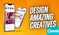 design stunning canva templates for social media