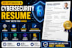 write your cyber security, soc, and data analyst resume and linkedin