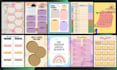 design KDP low content book, planner, journal, workbook, interior and cover