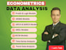 do econometrics data analysis probit logit arima garch ardl vecm