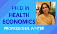 write and edit professional health economics and research articles