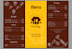 design creative, modern restaurant food menu