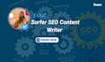 your surfer SEO content writer and social media writer