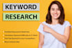 do SEO keyword research and analysis for your business