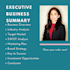 write an executive business summary