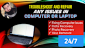 repair, fix your windows, computer, laptop, pc remotely