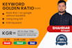 do kgr keyword research for your website that definitely rank your website