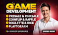 build presale and launchpad, crypto games, pump fun on evm solana ton