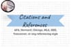 help in all styles of intext citations and references