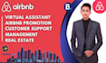 be your professional airbnb virtual assistant and customer support expert