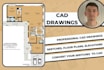create professional cad plans, elevations, and sections