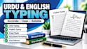 do urdu and english typing, composing work within 24 hours