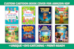 design eye catching custom children book cover for KDP