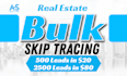 do bulk skip tracing in real estate