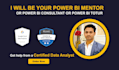 be your power bi mentor or power bi consultant or power bi totur