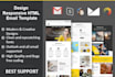 create email template, responsive HTML email template newsletter