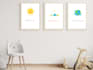 create attractive nursery poster wall art