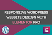 create wordpress website with elementor pro page builder