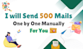 send 500 emails one by one manually