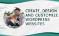 design a clean and modern wordpress website