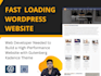 create a fast website with gutenberg kadence theme