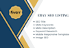 do ebay SEO product listing with html template design