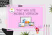 fix and optimize mobile responsiveness of your wix site