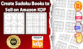 make word search, cryptogram, sudoku, crossword, and design book cover