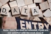 data entry and data scraping