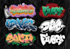write your name or your brand with urban art graffiti style