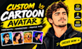 create a cartoonist avatar and edit your image to cartoon